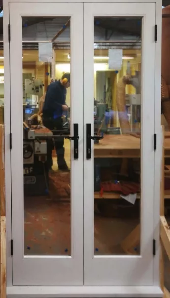 Garden door in shop